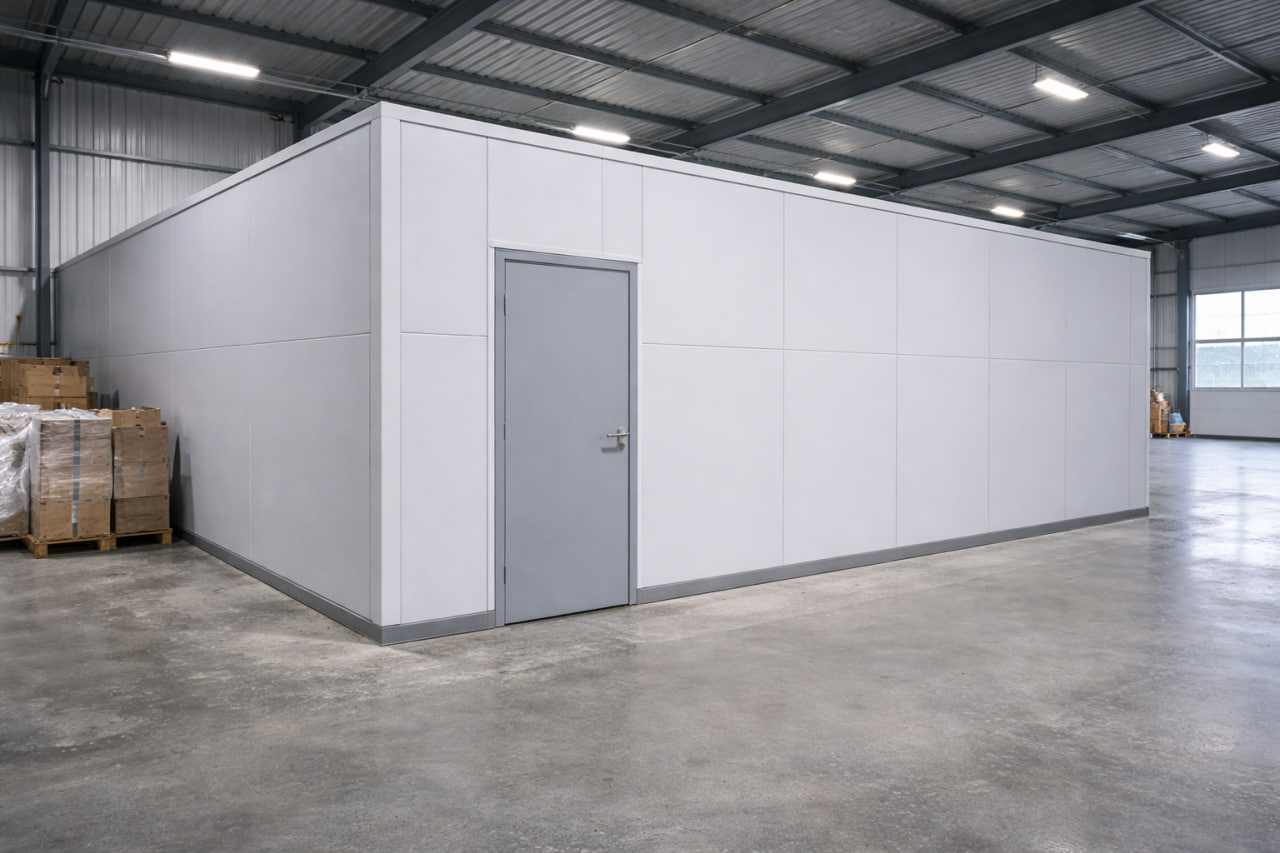 Гладкие сэндвич-панели для перегородок и внутренних зон в Колпино и Ленобласти